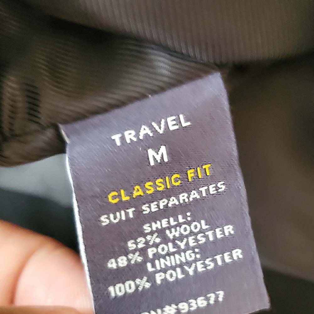 NEW Stafford Wool Travel Classic Black Suit Vest - Picture 5 of 5